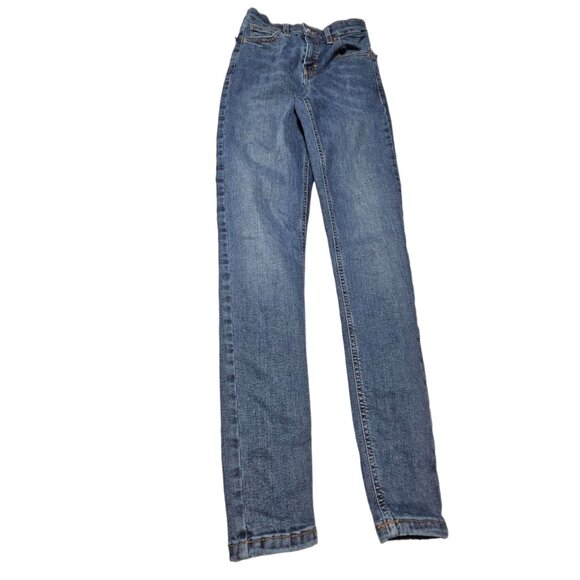 Topshop Moto Jamie Jeans Womens Size 25 Skinny Mid Rise Medium Wash Denim Pants - Picture 2 of 7